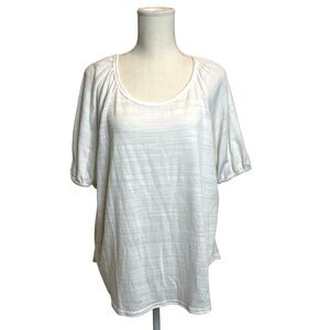 Jane and Delancey White Women's pullover Top L